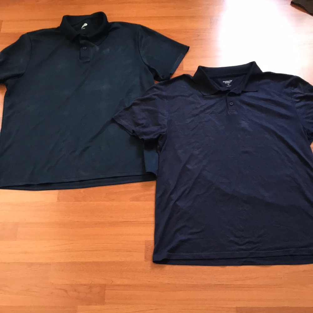 2 Men’s Old Navy Polo Shirts - Classic Short Sleeve
